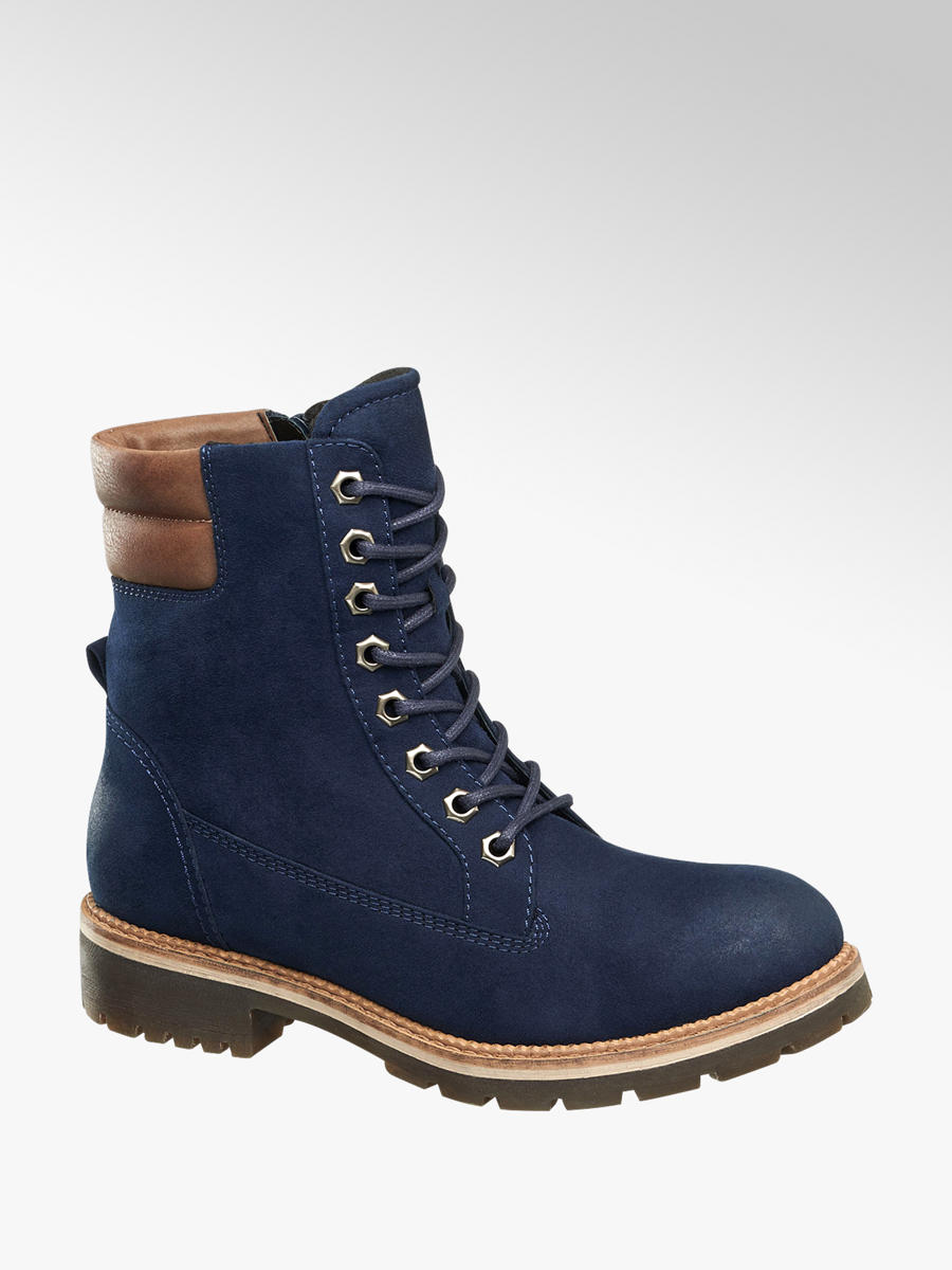 Schnürboots von Landrover in blau - DEICHMANN Schnürboots von Landrover in blau - DEICHMANN